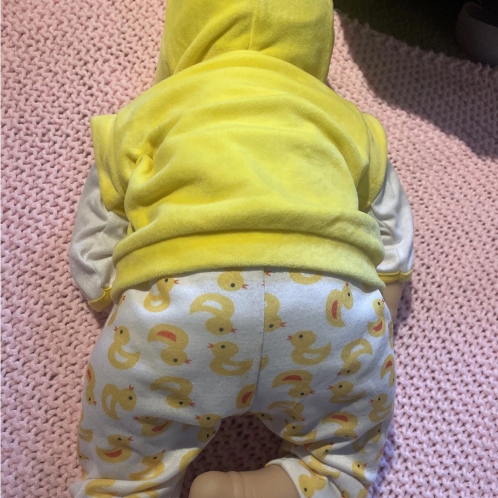 Yellow Duck Baby Doll Outfit reborn baby - Picture 4 of 4